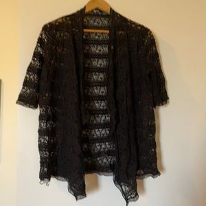 Black lace jacket